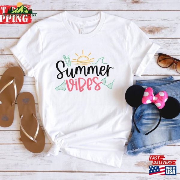 Summer Vibes T-Shirt Holiday 2023 Shirt Family Vacation Shirts Hoodie Unisex