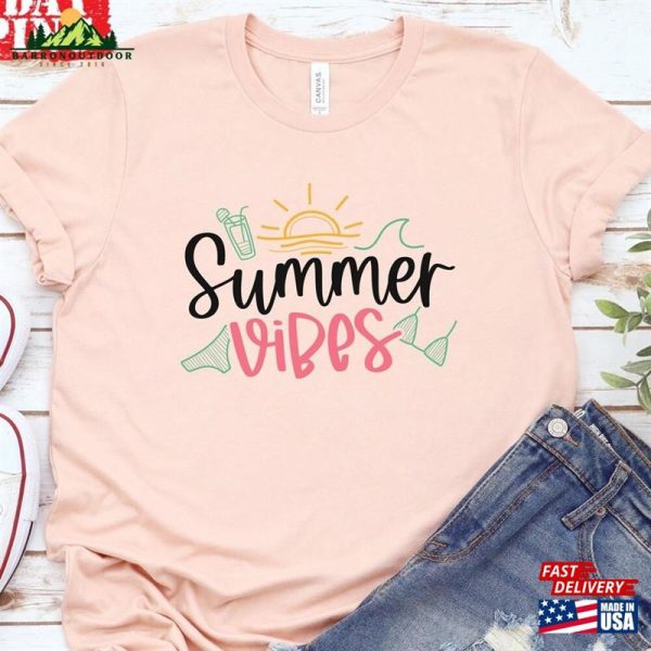 Summer Vibes T-Shirt Holiday 2023 Shirt Family Vacation Shirts Hoodie Unisex