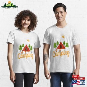 T Shirt Camping Graphic Essential T Shirt Classic 3