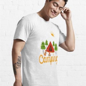 T Shirt Camping Graphic Essential T Shirt Classic 4