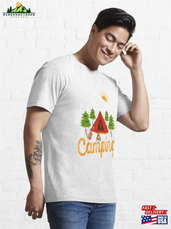 T Shirt Camping Graphic Essential T-Shirt Classic