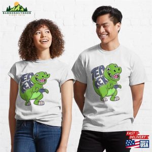 Tea Rex Classic T Shirt Hoodie Unisex 3