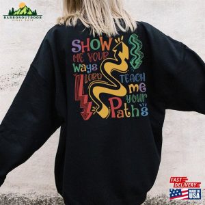 Teach Me Your Path Vbs Twists And Turns Psalm 25 4 Bible Verse Hoodie Classic 3