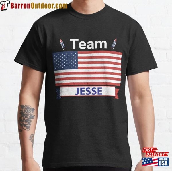 Team Jesse Usa American Flag Star Stripe Classic T-Shirt Hoodie