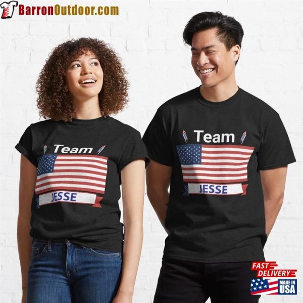 Team Jesse Usa American Flag Star Stripe Classic T-Shirt Hoodie