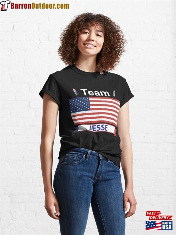 Team Jesse Usa American Flag Star Stripe Classic T-Shirt Hoodie