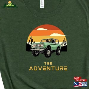 The Adventure Shirt Camping Travel T-Shirt Gift For Him Her Classic Sweatshirt