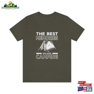 The Best Memories Camping Unisex Jersey Short Sleeve Tee 2023 Sweatshirt T-Shirt