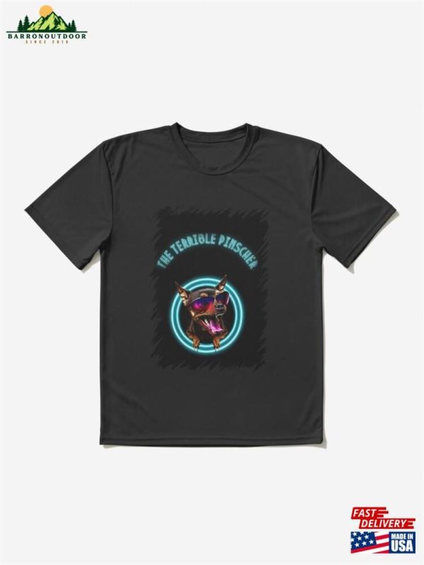 The Terrible Pinscher Active T-Shirt Hoodie