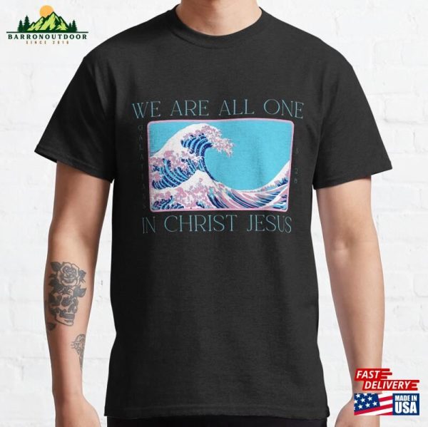 Transgender Ftm Christian Great Wave Off Kanagawa Classic T-Shirt Unisex