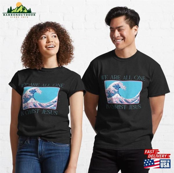 Transgender Ftm Christian Great Wave Off Kanagawa Classic T-Shirt Unisex