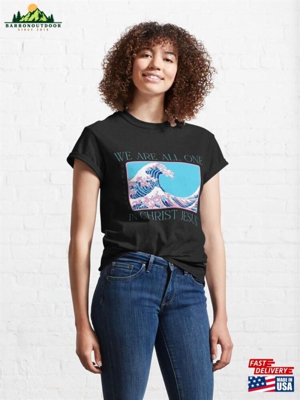 Transgender Ftm Christian Great Wave Off Kanagawa Classic T-Shirt Unisex