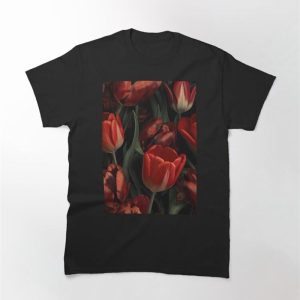 Tulip Art Flower Design Classic T-Shirt Unisex Hoodie