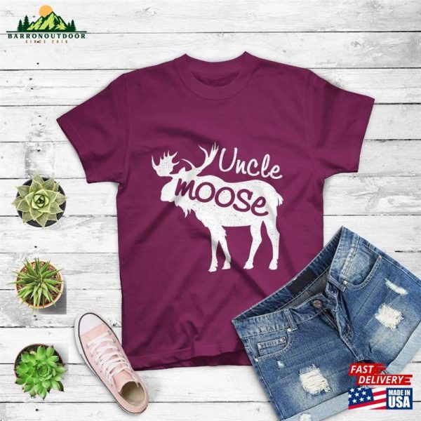 Uncle Moose Matching Family Camping Hiking T-Shirt Hoodie Classic