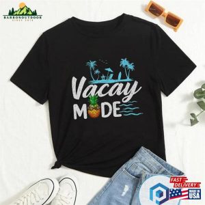 Vacay Mode Pineapple Summer Funny Camping Shirt Lover Classic Hoodie