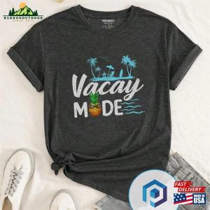 Vacay Mode Pineapple Summer Funny Camping Shirt Lover Classic Hoodie 3