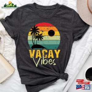 Vacay Vibes Shirt Vintage Sunset T-Shirt Vacation Hoodie