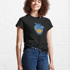 Van Gogh Heart Starry Night Anatomy Classic T Shirt Sweatshirt 4