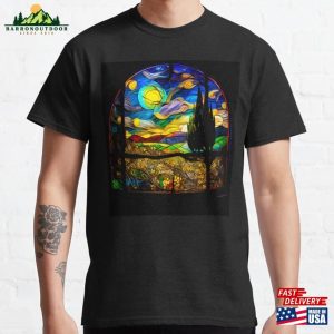 Van Gogh Starry Night Classic T-Shirt Hoodie Sweatshirt