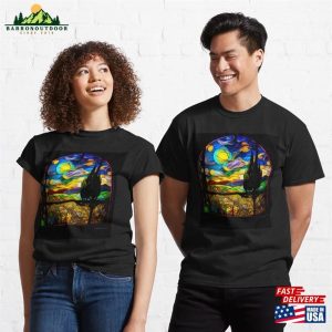 Van Gogh Starry Night Classic T Shirt Hoodie Sweatshirt 3