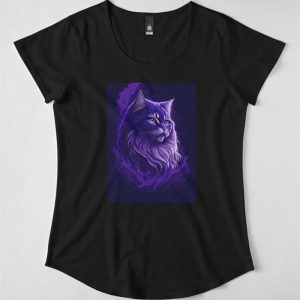 Villainous Purple Cat Premium Scoop T Shirt Classic 4