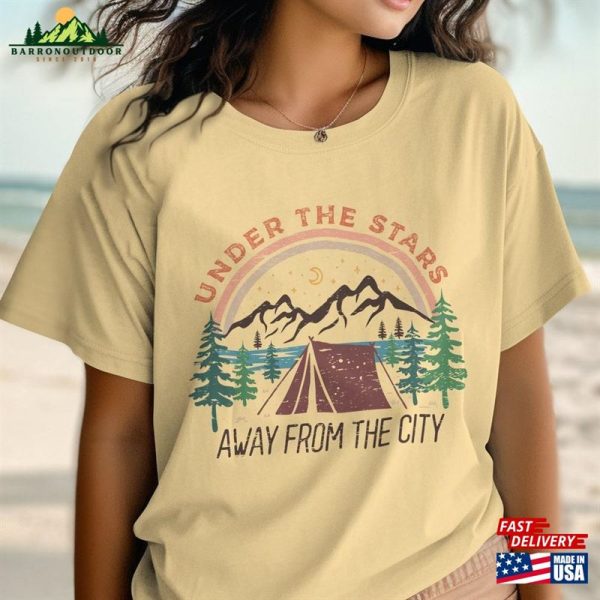 Vintage Camping T-Shirt Distressed Shirt Lover Sweatshirt