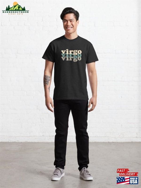 Virgo Zodiac Sign Green Amp Brown Power Color Classic T-Shirt Hoodie