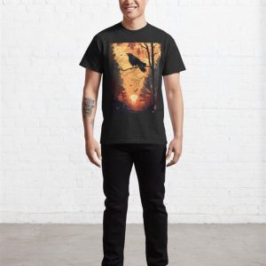 Wild Animal In Forest Art Landscape Classic T Shirt Hoodie 4