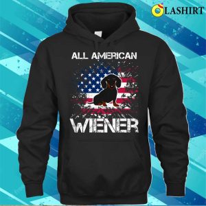 All American Wiener Dog Funny Dachshund July 4th T shirt 3