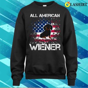 All American Wiener Dog Funny Dachshund July 4th T shirt 4