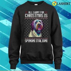 All I Want For Christmas Is Spinone Italiano Christmas Gift For Dog Lover T shirt 4