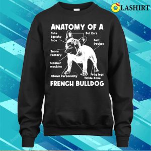 Anatomy Of A French Bulldog Funny Retro French Bulldog Love T shirt 4