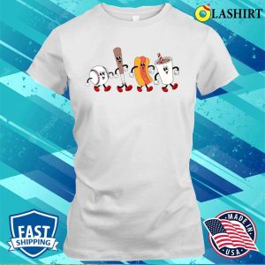 Baseball Hot Dog Baseball Match Drink Sweat Baseball Season Shirt 1