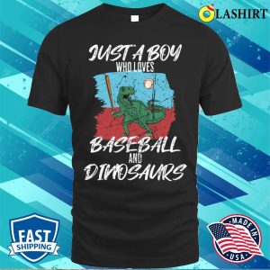 Baseball Lover T shirt Baseball Player Dinosaur Fan T shirt 1