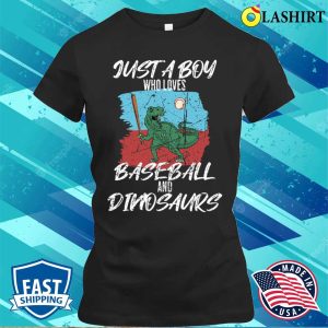 Baseball Lover T shirt Baseball Player Dinosaur Fan T shirt 2