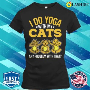 Bengal T shirtyoga And Cats Meditation Namaste Gift T shirt 2