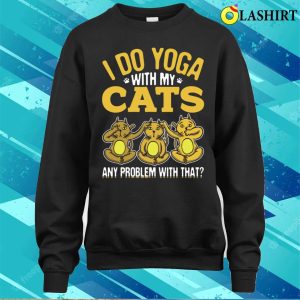 Bengal T shirtyoga And Cats Meditation Namaste Gift T shirt 4