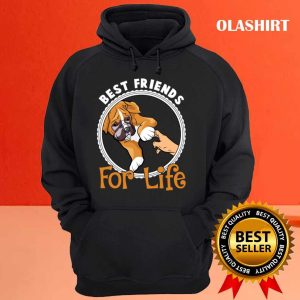 Best Friends For Life Funny Boxer Dog Lover T shirt 3