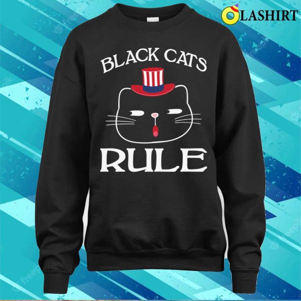 Black Cats Rule T-shirt, Black Cats Rule T-shirt