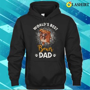 Boxer Vintage Worlds Best Boxer Dad Funny Puppy Lover Boxers Dog T shirt 3