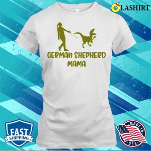 Buy German Shepherd Mom Dinosaur Mothers Day Tee T shirt 2