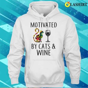 Cat And Wine T shirt Motivated By Cat And Wine T shirt 3