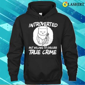 Cat Lover T shirt TRUE Crime Junkie Coffee Lover T shirt 3