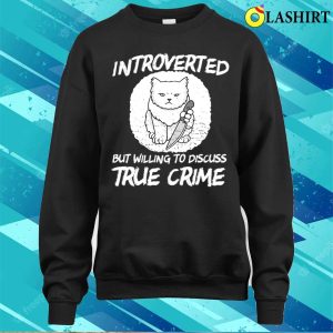 Cat Lover T shirt TRUE Crime Junkie Coffee Lover T shirt 4