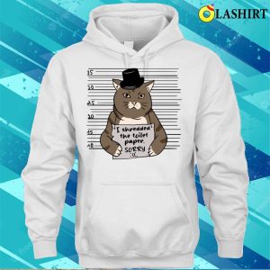 Cat T shirt Guilty As Charged Cute And Funny Cat Mugshot T shirt 3