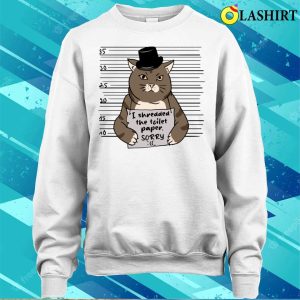 Cat T shirt Guilty As Charged Cute And Funny Cat Mugshot T shirt 4