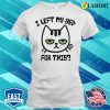 Cat T-shirt, Left Bed Design, Comfortable Tee For Cat Lovers