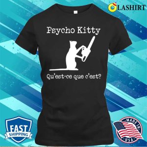 Cat T shirt Psycho Kitty T shirt 2