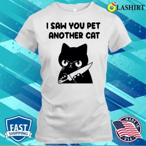 Cat With Knife T-shirt