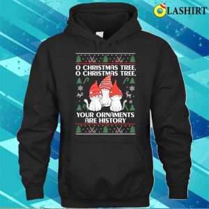 Cats Christmas Shirt Funny Ornaments Pajama Family Tee Shirt 3